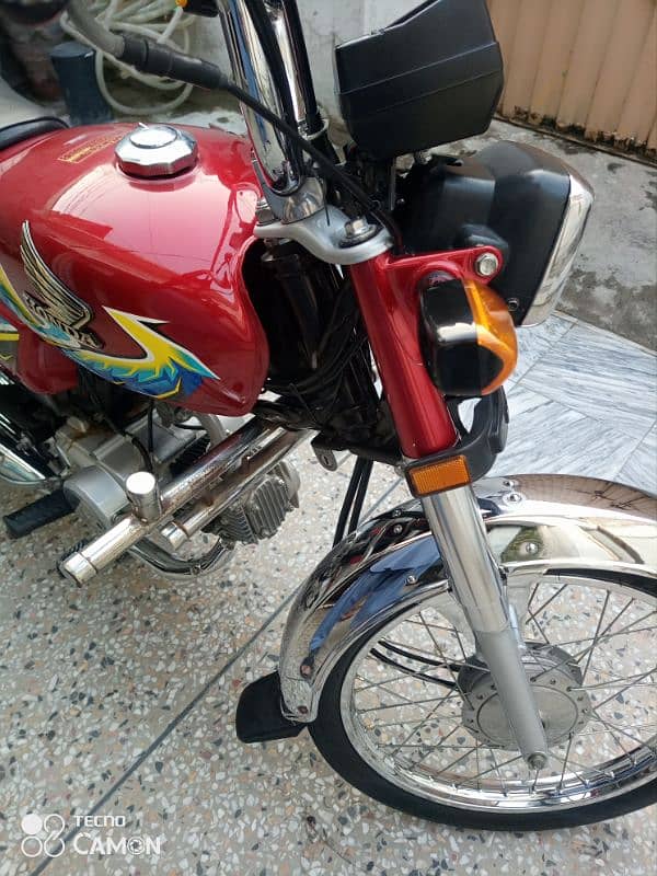 honda cd 70 2021 lush condition 6