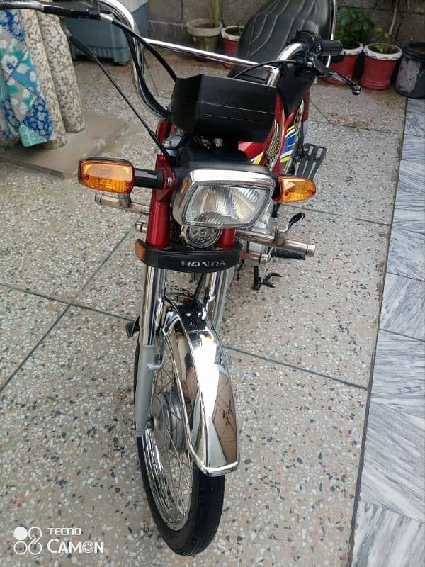 honda cd 70 2021 lush condition 9