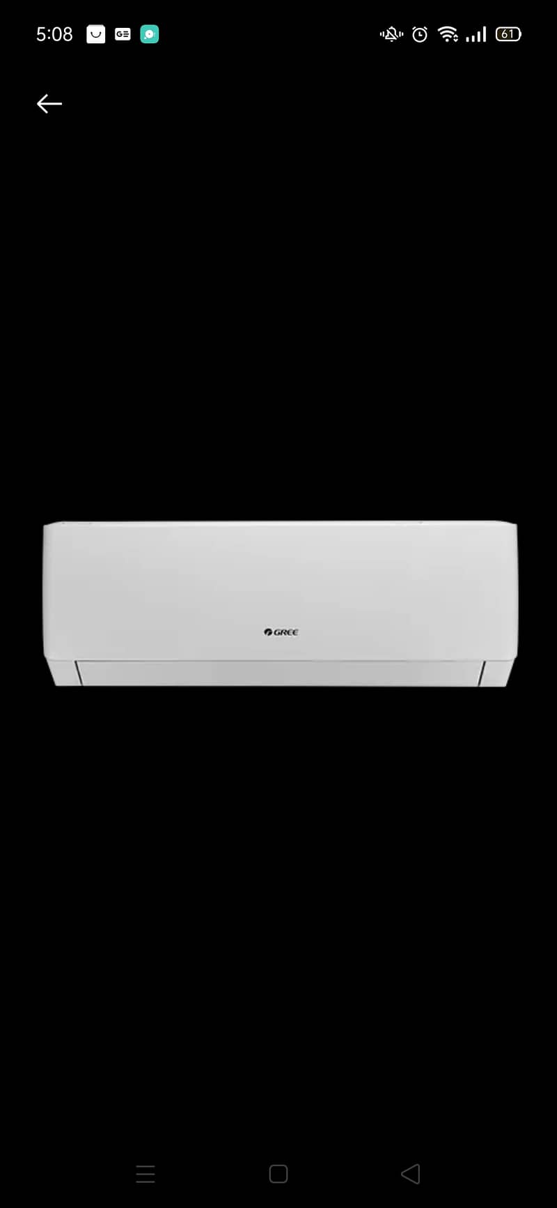 Gree GS 18PITH1W 1.5 Ton Heat & Cool Inverter WIFI enabled 0