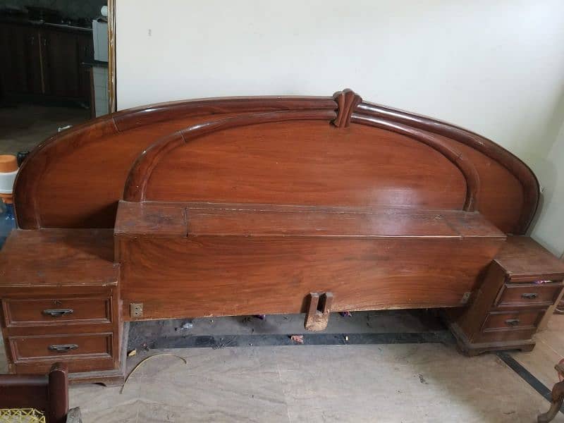 Wooden Bed (Used) - Good Condition 1