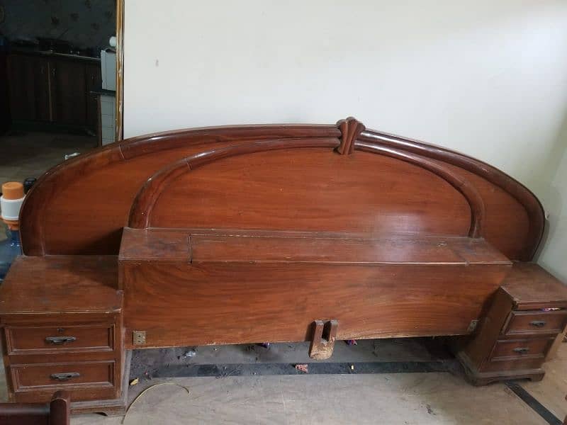 Wooden Bed (Used) - Good Condition 2