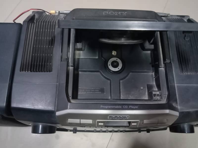 SONY CFD-CD777S, CD PLAYER, RADIO PLAYER, CASSETTE PLAYER, CORDER PLA 5