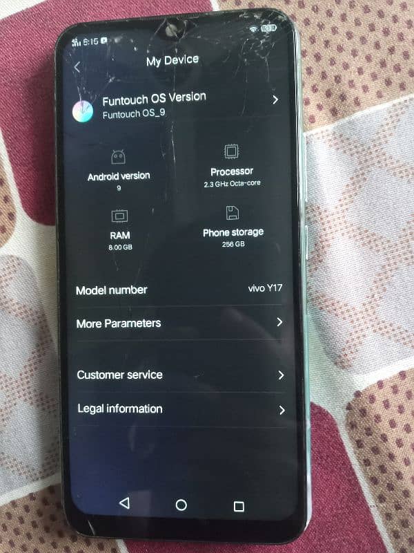 vivo y17 8gb 256gb exchange possible 0