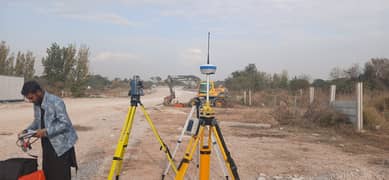 RTK GNSS Total Station Land Surveyor Topo Survey Mapping Town Planing