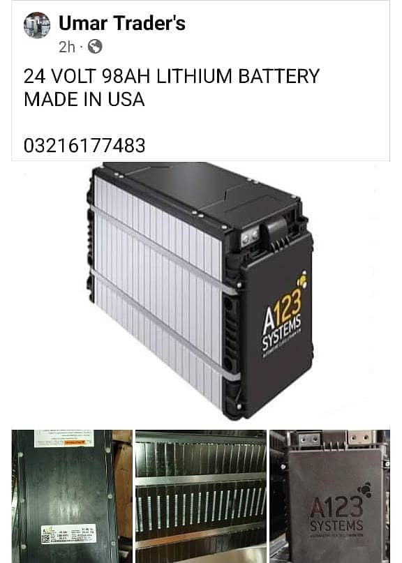 LITHIUM BATTERIES AVAILABLE 48V-126AH/252AH 3