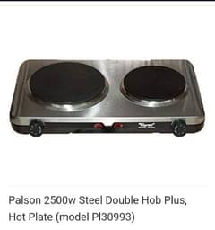 Palson 2500w Steel Double Hob