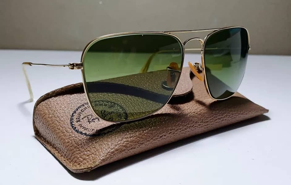 RayBan Vintage B&L Sunglasses Light Green 0