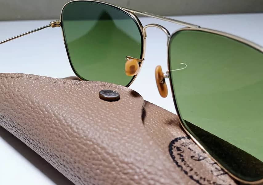 RayBan Vintage B&L Sunglasses Light Green 4