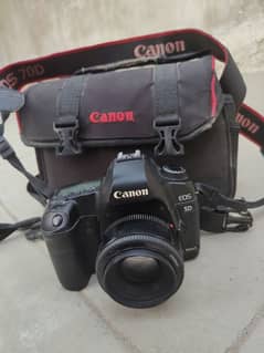 DSLR canon 5d mark ii with 50. mm