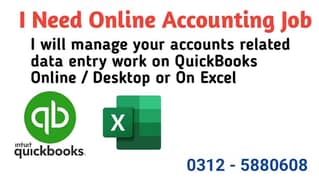 Remote Online Job Needed ( QuickBooks Online-Desktop-Excel