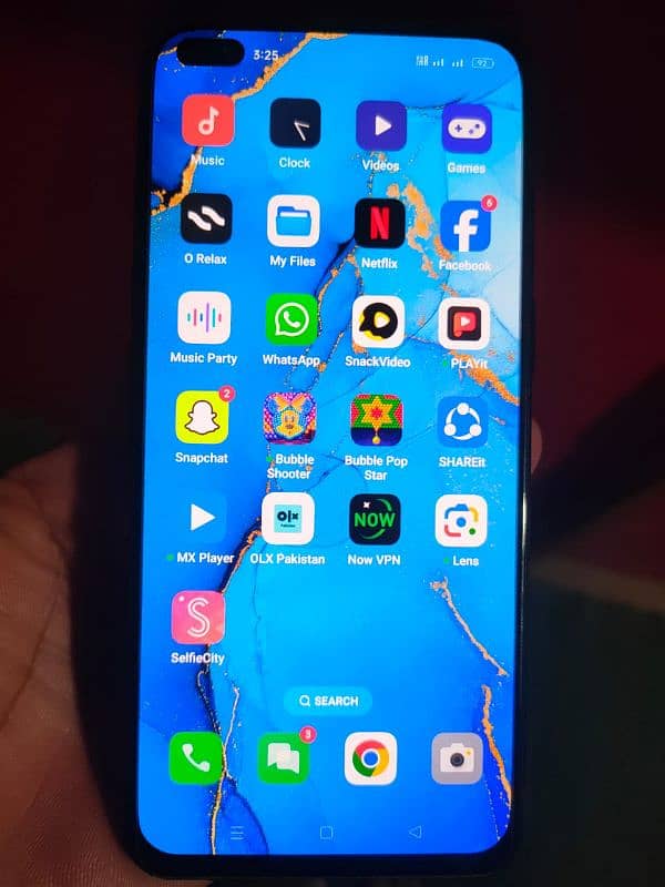 oppo reno 3 pro 8gp 256gp box change sath hai 5