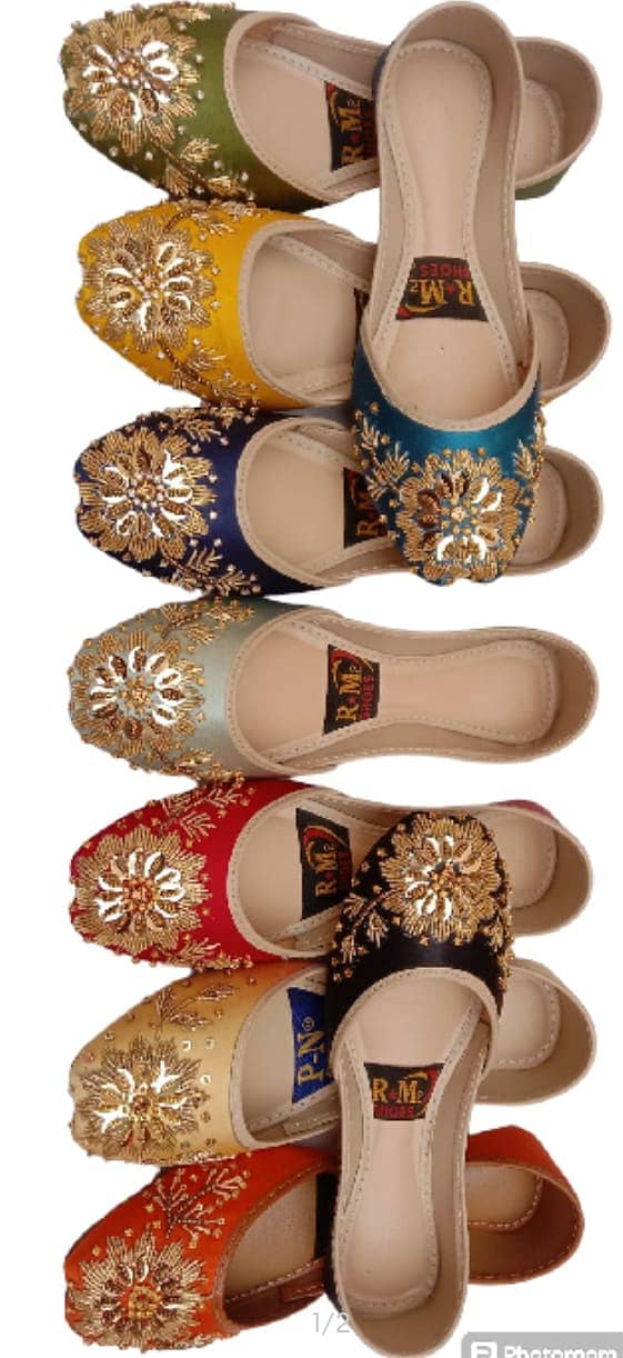 stylish khussa for girls || Fancy khussa footwear for female 0