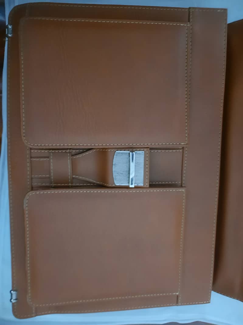 Laptop and Files Leather bag 0