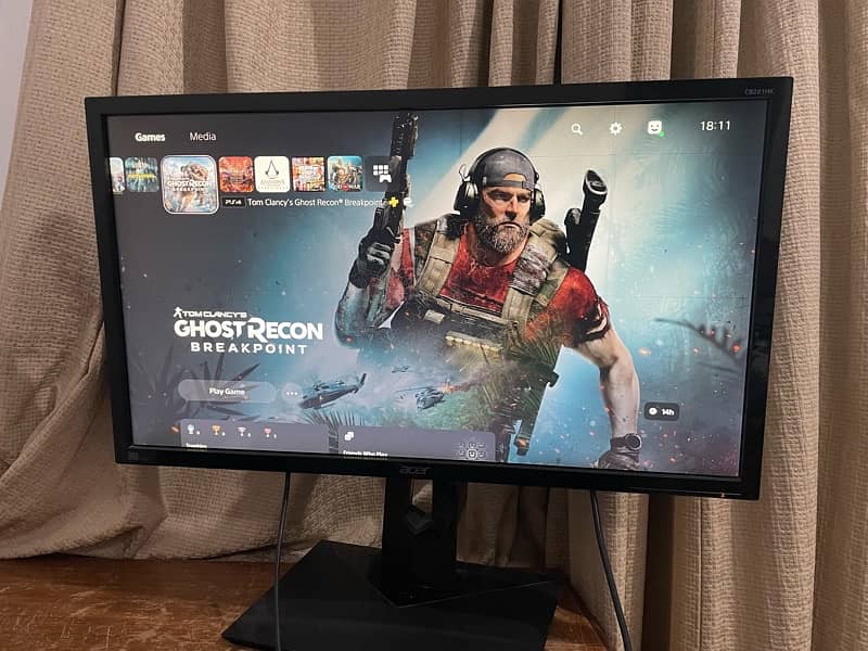 ps5 with Acer 28inch CB281HK monitor 3