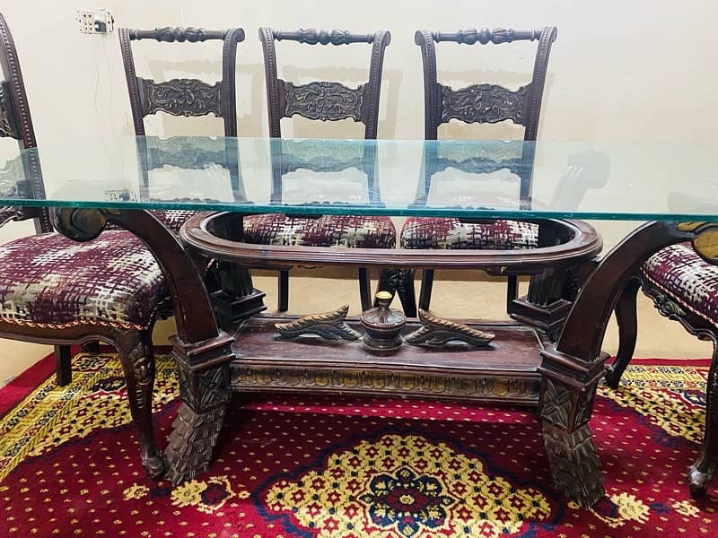 chinioti dinning table 8 chairs 5