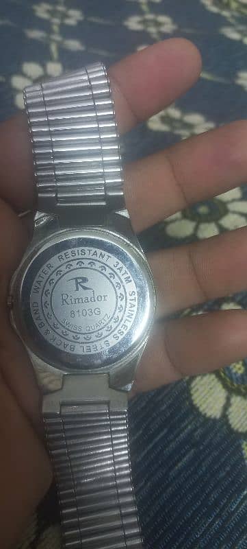 Rimador gold plated Swiss Wrist Watch 8