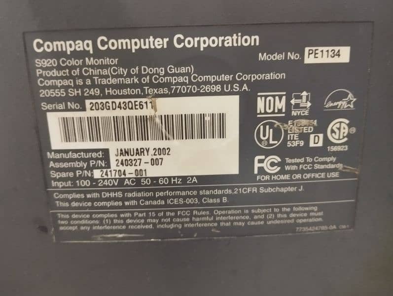 compax monitor for sale 0