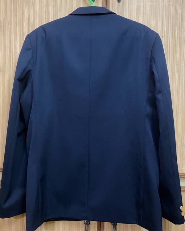 Mens Navy Blue Dress Coat 3