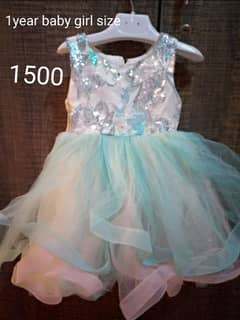 1,2,3 year baby girl size