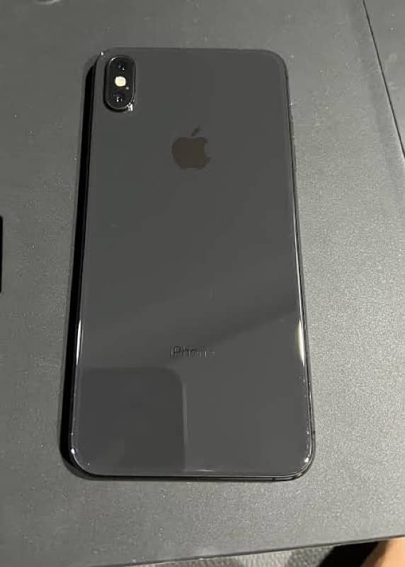 Iphone XSMAX 256 Dual PTA Black color 0