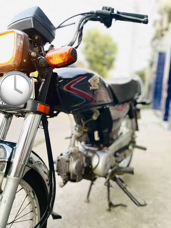 honda cd70 model 2017/2018 condition 10/9 biometric mile g argent sale 8