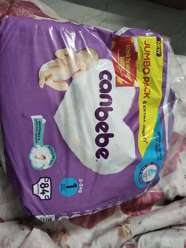 Canbebe new born diapers size. 0