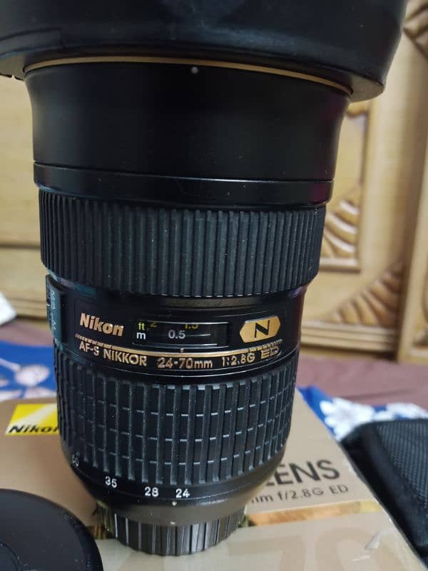 Nikon 24/70 f/2.8 G ED. .  full frame 5