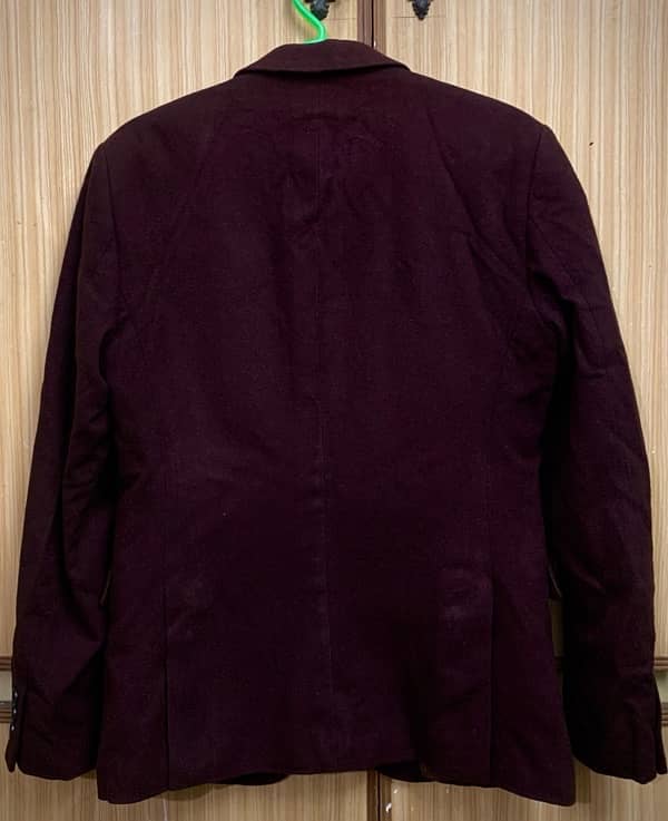 Branded Mehroon Whool Coat 1