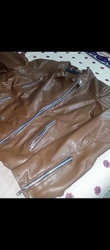 Pure Brown Leather Jacket. 0