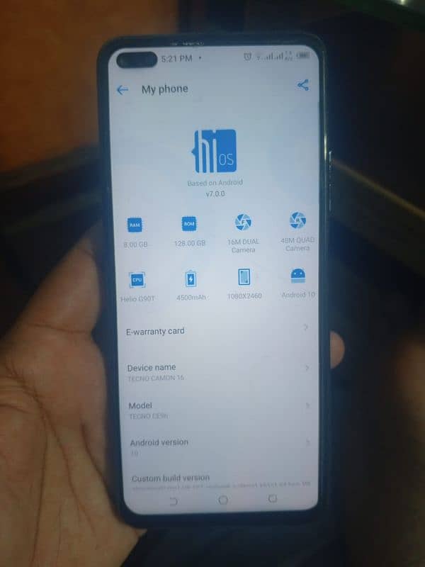 tecno camon 16 ram 8 rom 128 pta approved 1