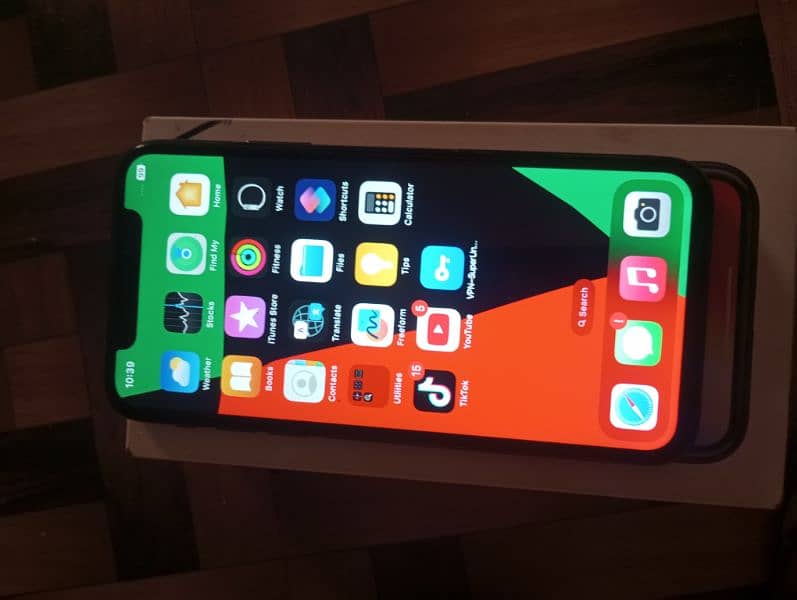 iPhone x 256 GB with box JV non pta face lock all okay 0