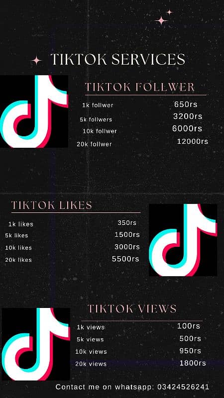 To increase your Instagram you'tube and TikTok servicess 1