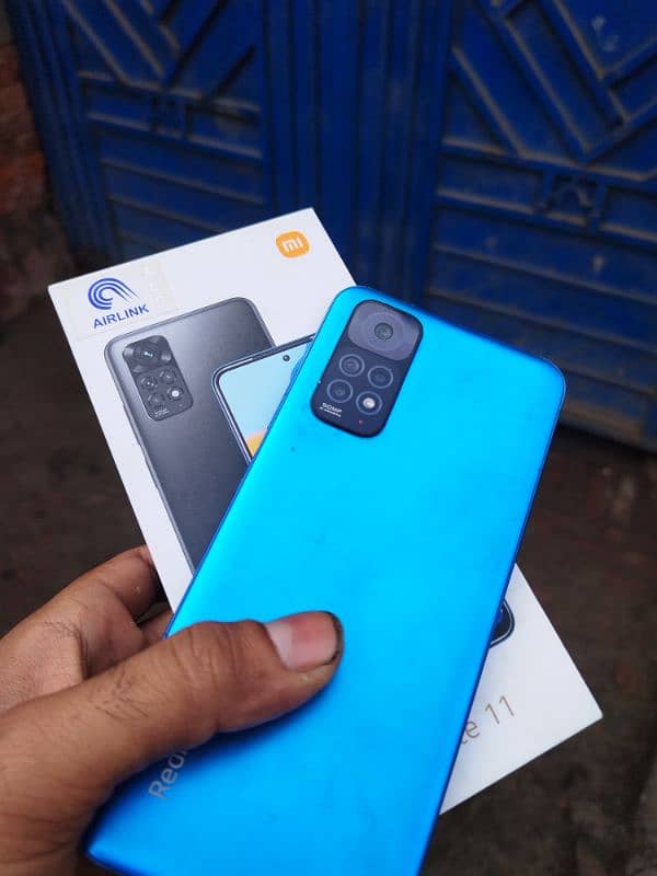 Redmi Note 11 Box with 33w Original Chrgr Gaming device Fingr ok 8/128 1