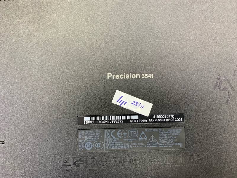 dell precision 3541 5