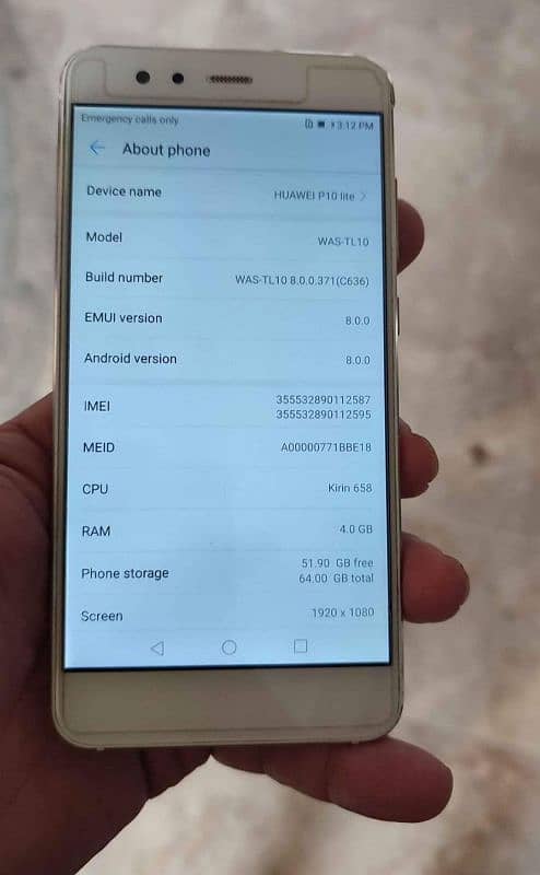 Huawei P10 Lite 4 64 0