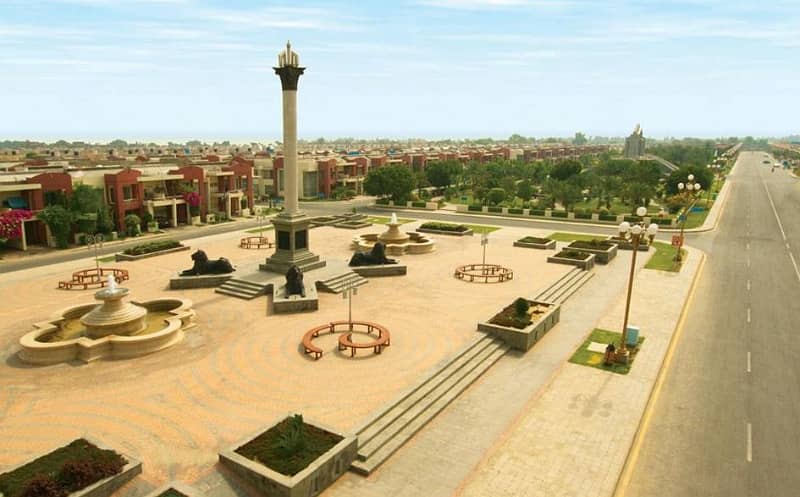 25x55 Dimensions 6.11 Marla Bahria Home Double Location Plot Corner and 2 Side 60ft Road 24