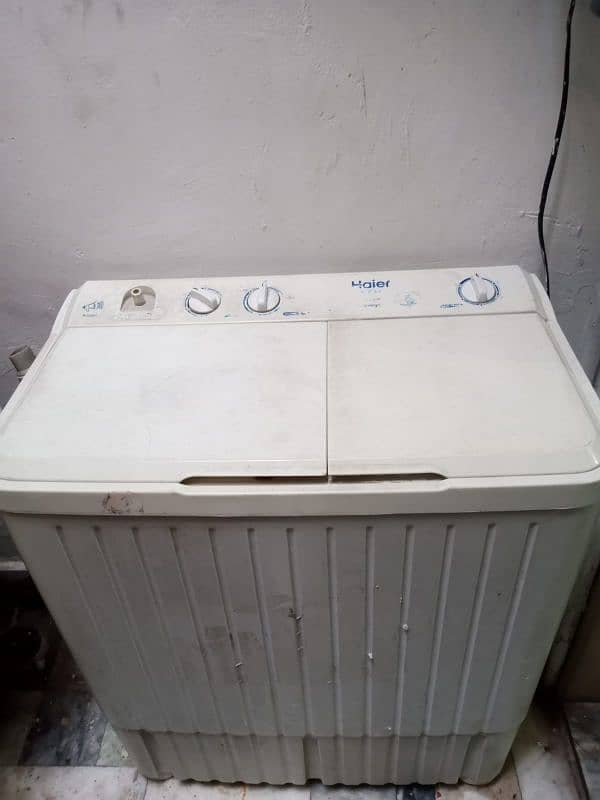 Haier semi Automatic washing + spiner 03235100342 4