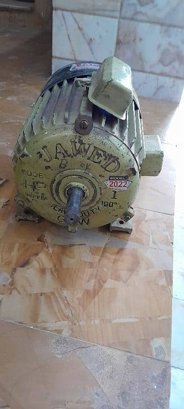 jawed electric motor 1HP 1