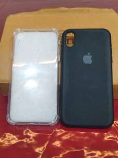 iphone XR Two silicone covers