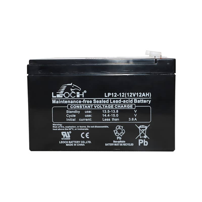 Leoch 12V 12Ah Maintenance-Free Battery 0