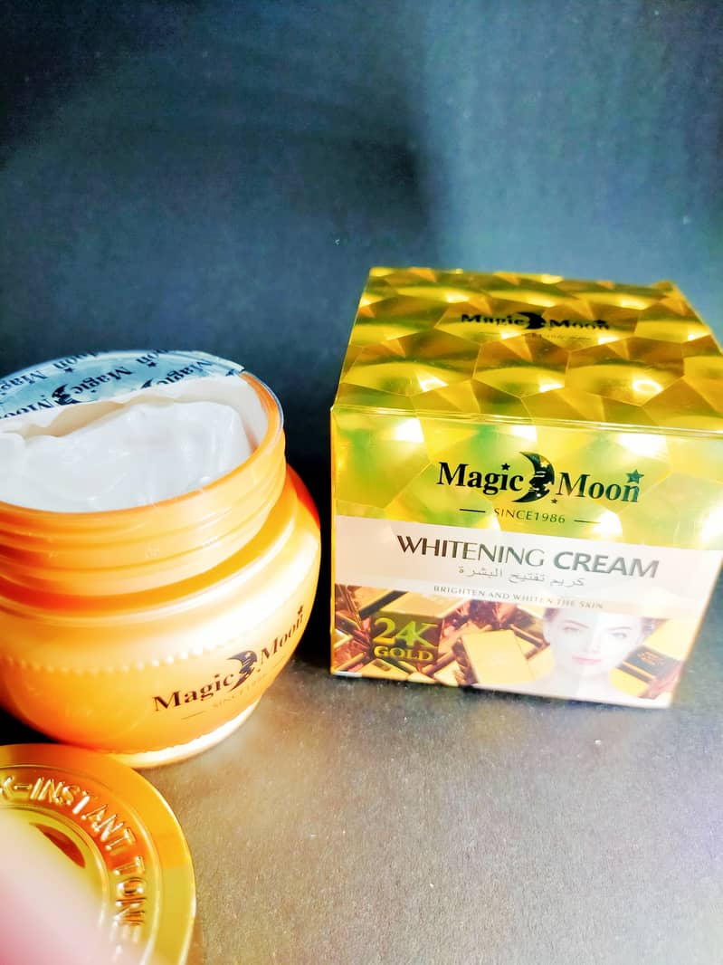  Magic Moon Instant Brightening Cream + Moisturizer 24K Gold  2