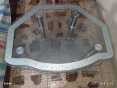 Elegant Glass Table with 4 Sections – Perfect for Your Space!"