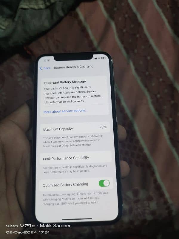 iphone X non pta factory unlocked 256 10 by 10 no fault 5