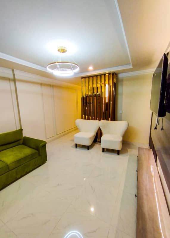 One Bed Fully Furnished Apartment Available For Rent In Sector E Near To Eiffel Tower Bahria Town Lahore 13