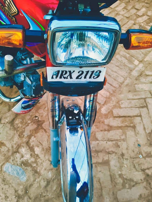 Honda CD70 2024 (All Punjab Number) 4