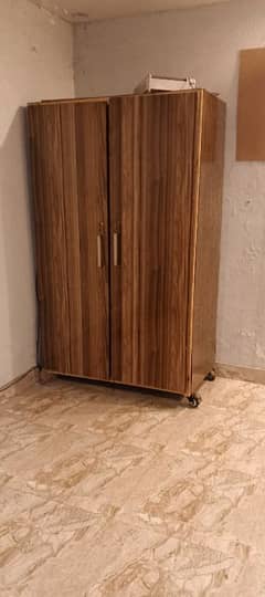 2 Door Solid Wood Almari