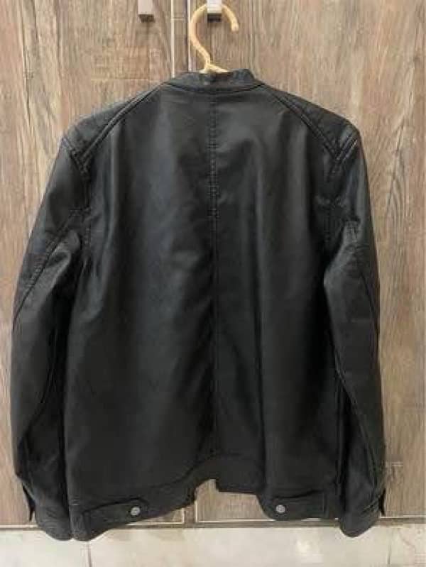 Peacocks Menswear Faux Leather Jacket Medium size 3