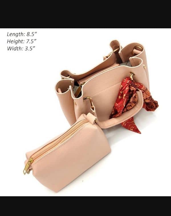 Women's Pu Leather Hangbag Sets 5