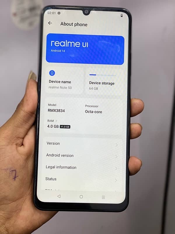 realme note 50 4/46gb without box 4