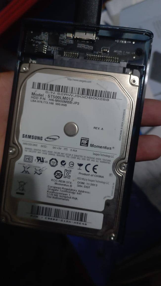 Samsung 500 GB External Hard-drive - Lahore/ Islamabad/Bhakkar 2